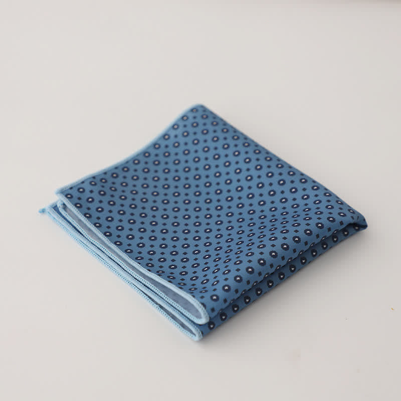 Men's Fnacy Abstract Geometrical Pattern Pocket Square - Style #23 - image 26