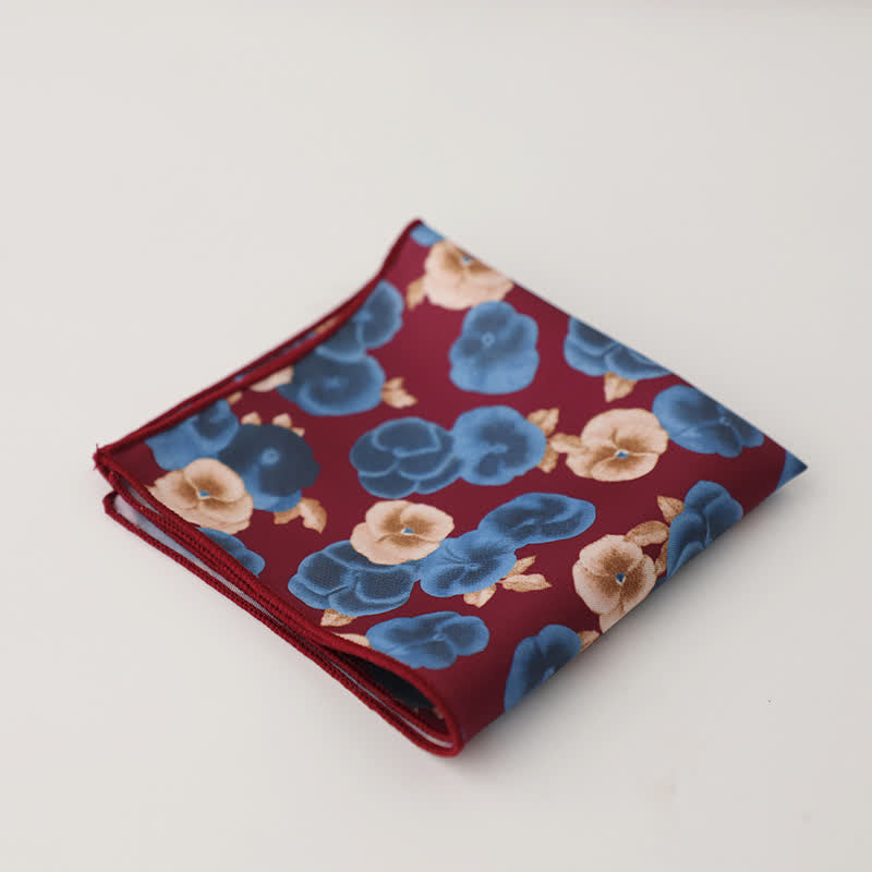 Men's Fnacy Abstract Geometrical Pattern Pocket Square - Style #25 - image 28