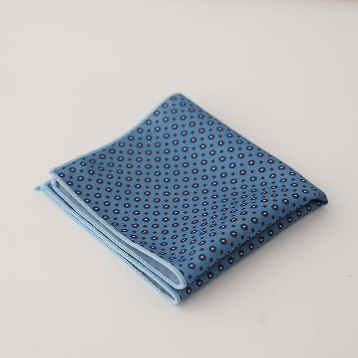 Men's Fnacy Abstract Geometrical Pattern Pocket Square - Style #23 - image 26