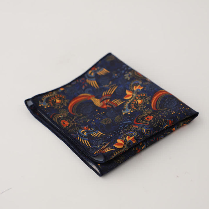 Men's Fnacy Abstract Geometrical Pattern Pocket Square - Style #15 - image 18