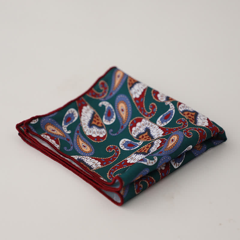 Men's Fnacy Abstract Geometrical Pattern Pocket Square - Style #5 - image 8
