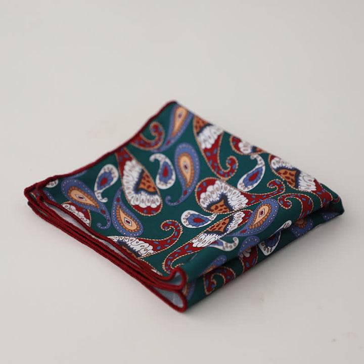 Men's Fnacy Abstract Geometrical Pattern Pocket Square - Style #5 - image 8