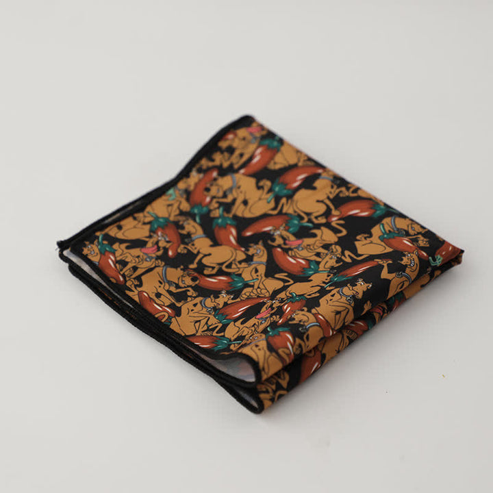 Men's Fnacy Abstract Geometrical Pattern Pocket Square - Style #19 - image 22