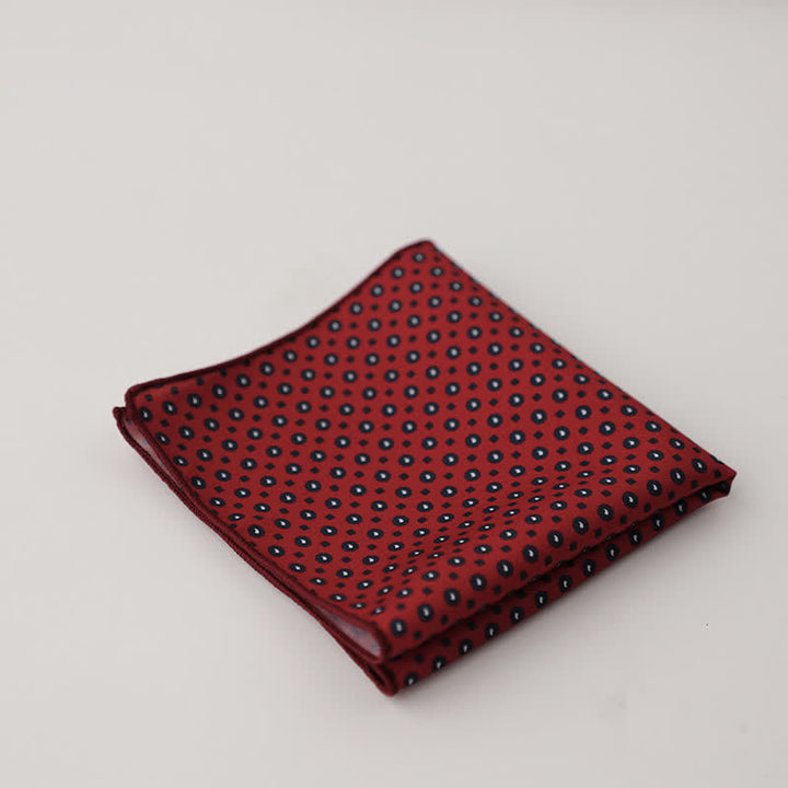 Men's Fnacy Abstract Geometrical Pattern Pocket Square - Style #22 - image 25
