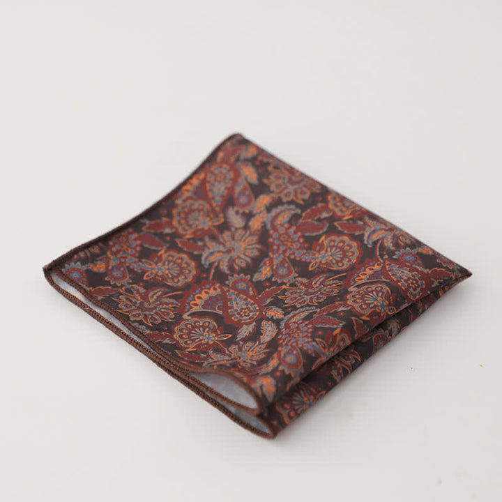 Men's Fnacy Abstract Geometrical Pattern Pocket Square - Style #26 - image 29