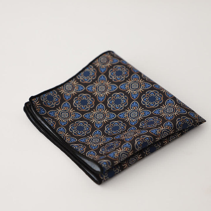 Men's Fnacy Abstract Geometrical Pattern Pocket Square - Style #12 - image 15