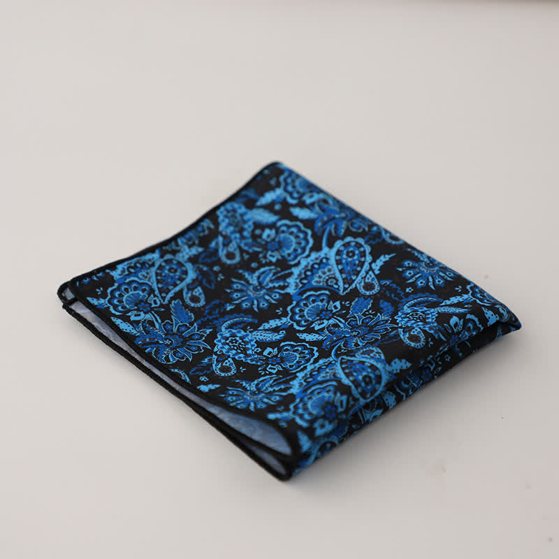 Men's Fnacy Abstract Geometrical Pattern Pocket Square - Style #14 - image 17
