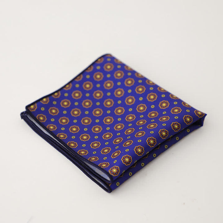 Men's Fnacy Abstract Geometrical Pattern Pocket Square - Style #17 - image 20