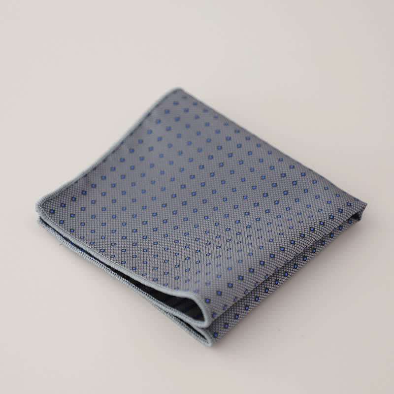 Men's Luxury Floral Motifs Jacquard Pocket Square - Style #8 - image 11