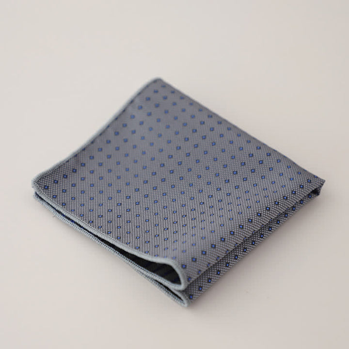 Men's Luxury Floral Motifs Jacquard Pocket Square - Style #8 - image 11