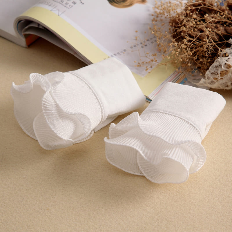 Detachable Lapel Shirt Ruffled Stand Fake Collar With Sleeve - image 13