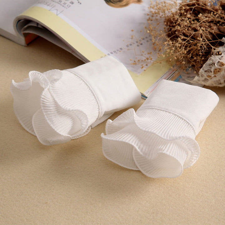 Detachable Lapel Shirt Ruffled Stand Fake Collar With Sleeve - image 13