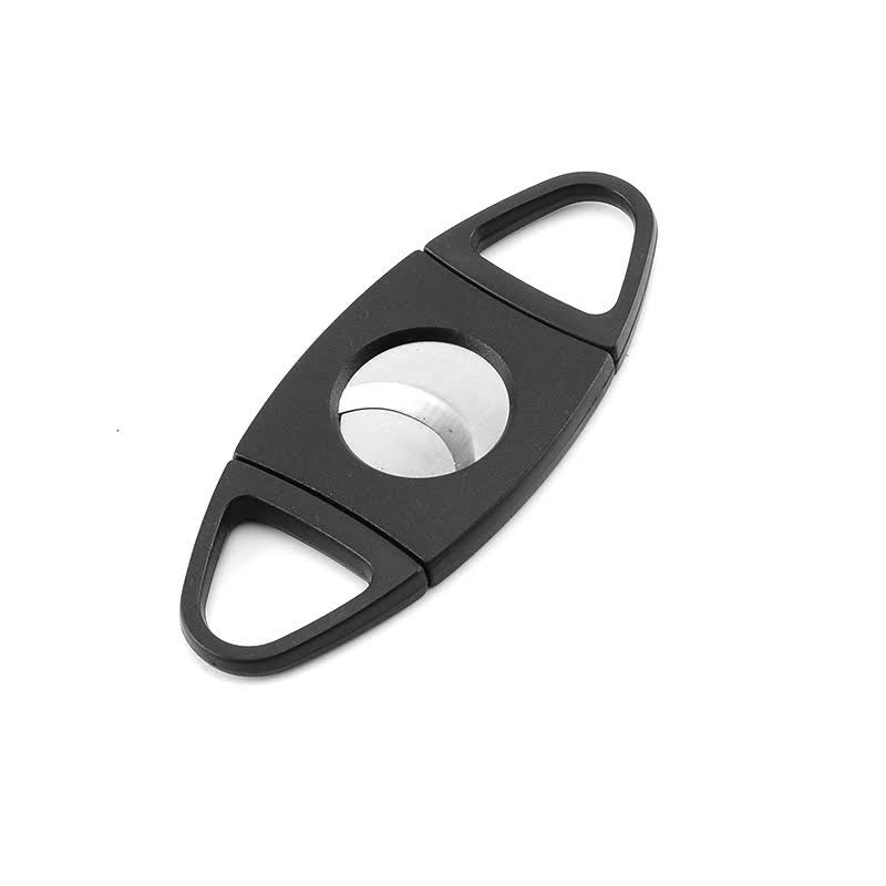 Black Double Blades Scissors Pocket Cigar Cutter - image 4