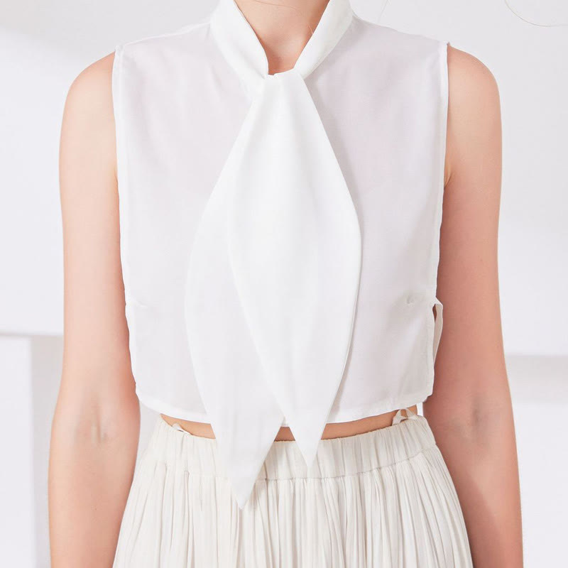 Large Bunny Fake Collar Detachable Half Shirt Blouse - image 7
