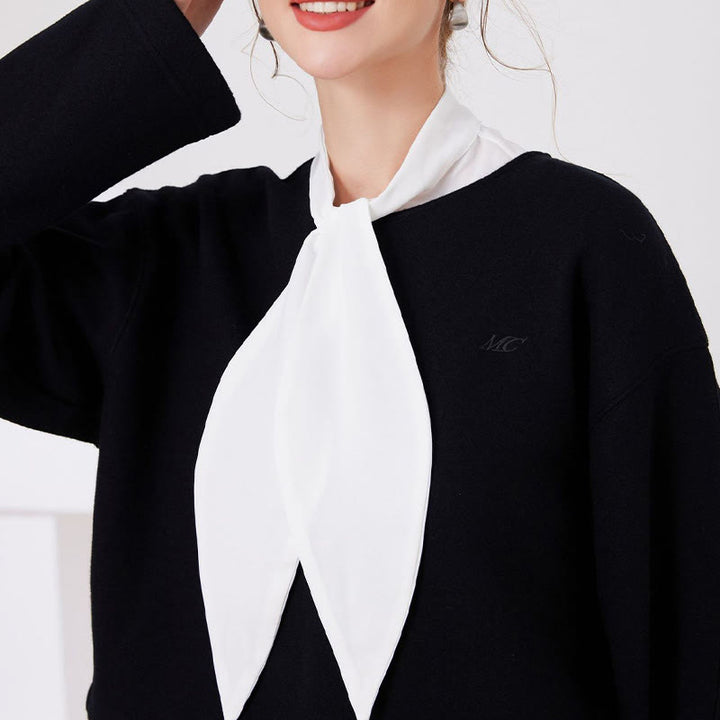 Large Bunny Fake Collar Detachable Half Shirt Blouse - image 4