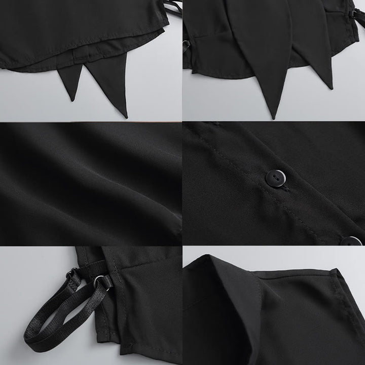 Large Bunny Fake Collar Detachable Half Shirt Blouse - image 10