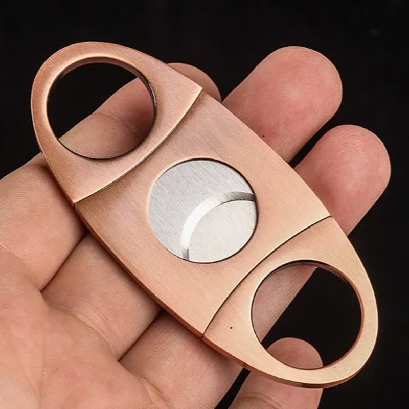 Modern Minimalist Stainless Steel Cigar Cutter - image 6