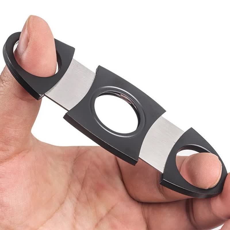 Modern Minimalist Stainless Steel Cigar Cutter - image 3