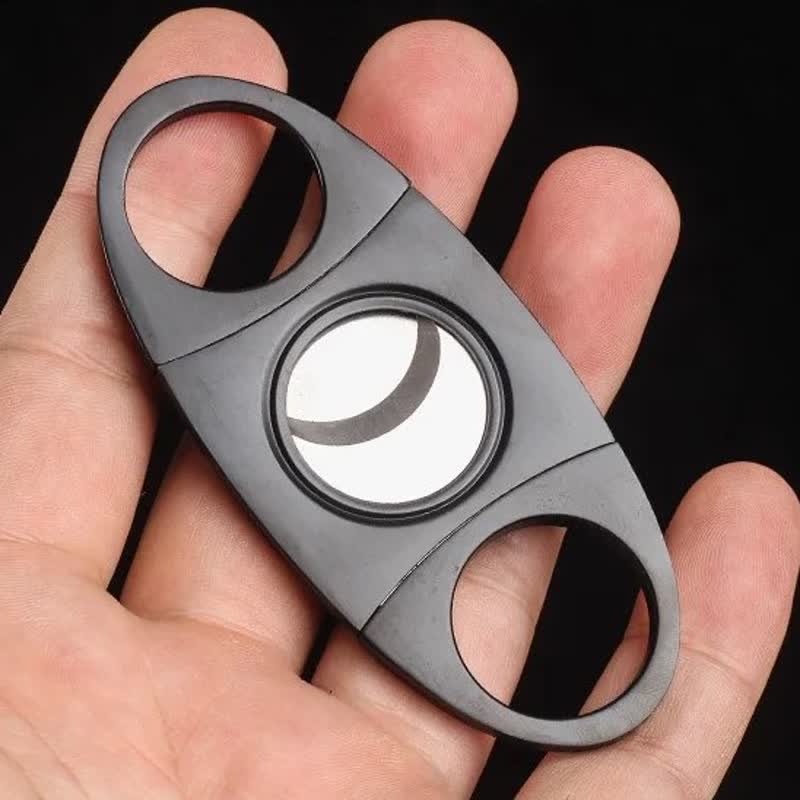 Modern Minimalist Stainless Steel Cigar Cutter - image 0