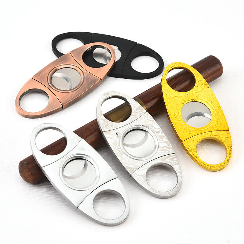 Modern Minimalist Stainless Steel Cigar Cutter - image 1
