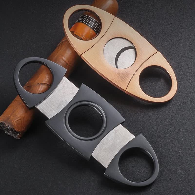 Modern Minimalist Stainless Steel Cigar Cutter - image 4