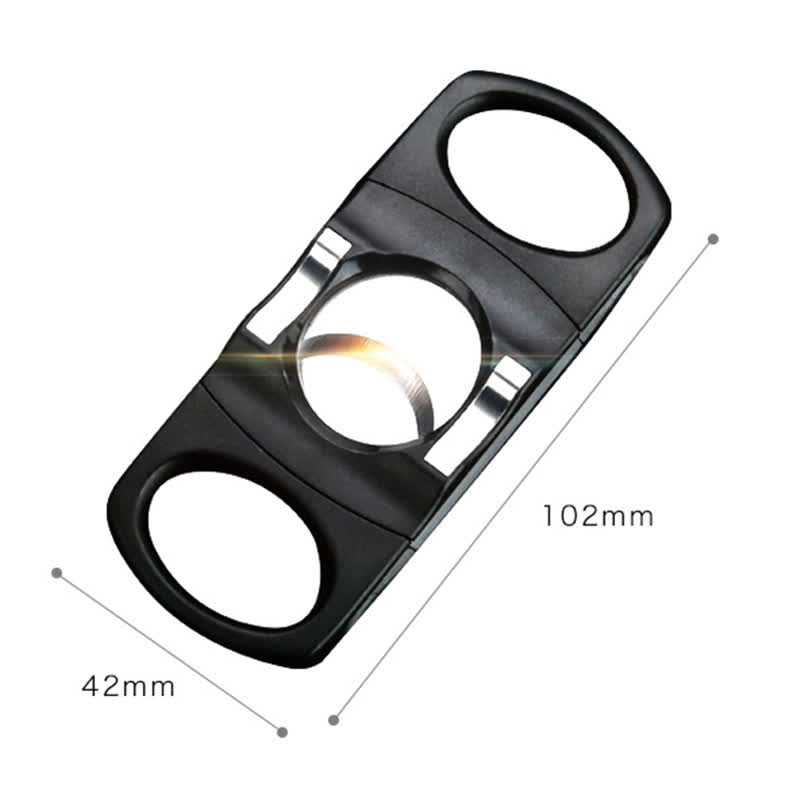 Black Guillotine Stainless Steel 27MM Double Blade Cigar Cutter - image 4