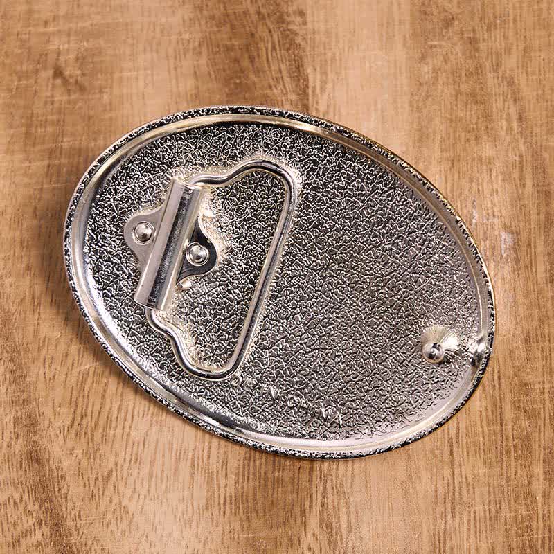 Cowgirl DIY Gold & Silver Horseback Riding Buckle Leather Belt - image 2