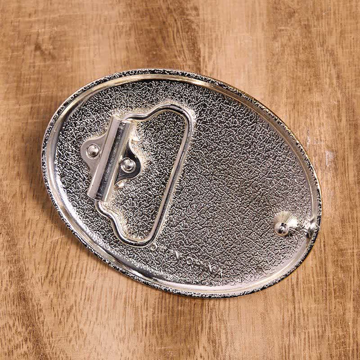 Cowgirl DIY Gold & Silver Horseback Riding Buckle Leather Belt - image 2