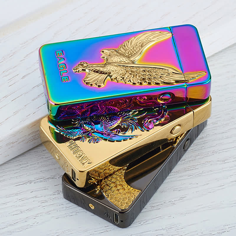 Dragon Double Arc Flameless Usb Rechargeable Electronic Lighter - image 5