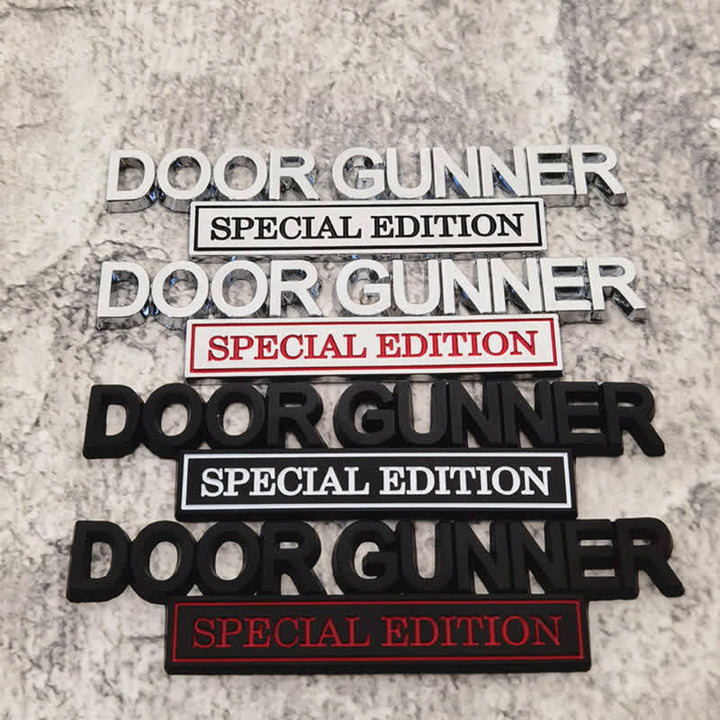 DOOR GUNNER SPECIAL EDITION Metal Sticker Car Badge - image 0