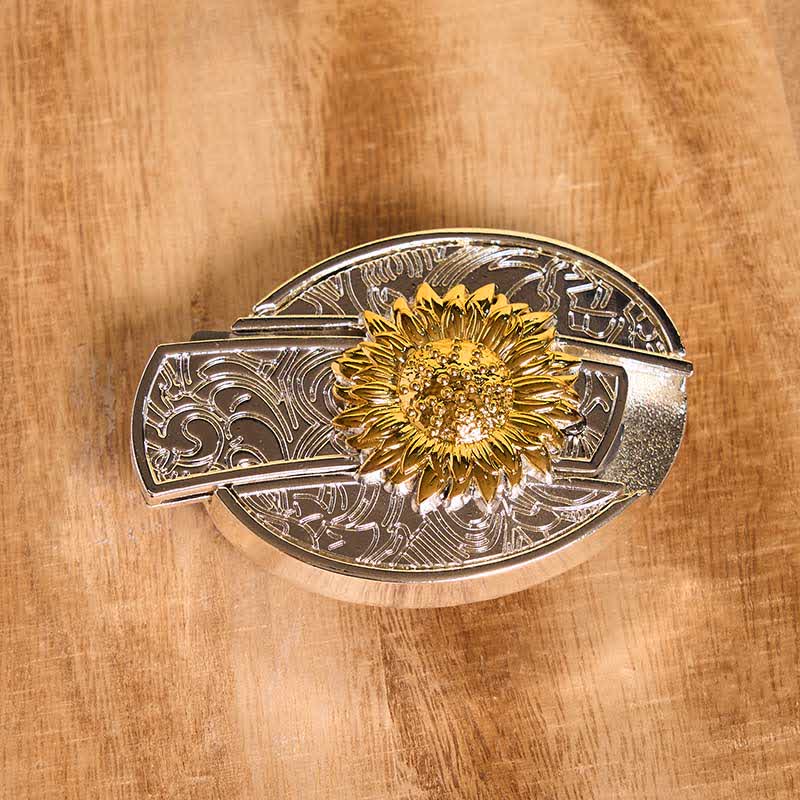 Gold & Silver DIY Hidden Knife Belt Buckle Turquoise Longhorn Pendant Bundle Set - image 12