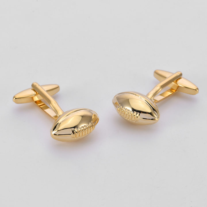 Men's 1 Pair Rugby Time Button Covers Set Cufflinks - image 9