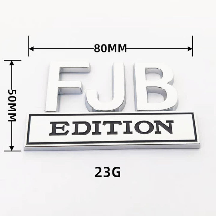 FJB EDITION Metal Sticker Car Badge - image 2