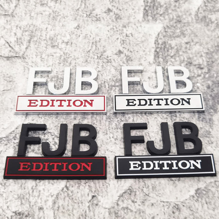 FJB EDITION Metal Sticker Car Badge - image 0