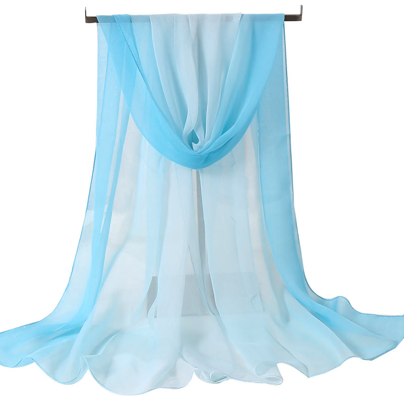 Women's Soft Solid Color Summer Sunscreen Thin Scarf - #25 YellowGreen - image 29