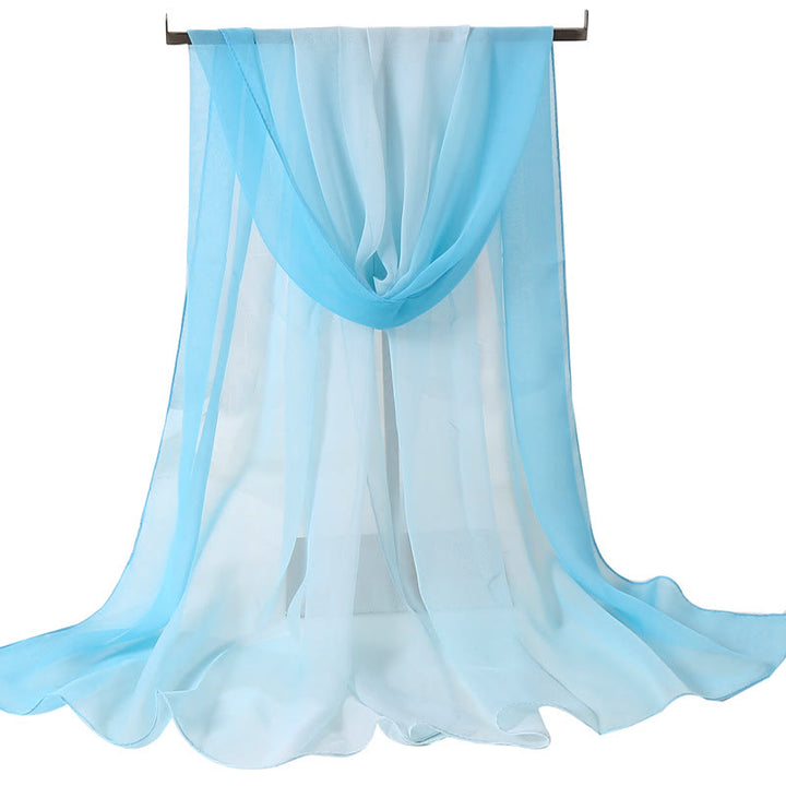 Women's Soft Solid Color Summer Sunscreen Thin Scarf - #25 YellowGreen - image 29