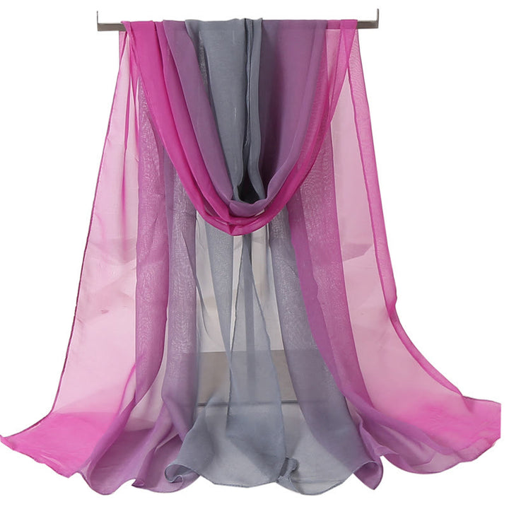 Women's Soft Solid Color Summer Sunscreen Thin Scarf - #26 Cyan - image 30