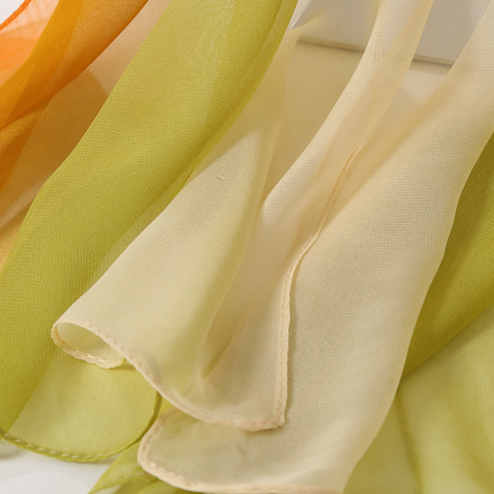 Women's Soft Solid Color Summer Sunscreen Thin Scarf - image 2