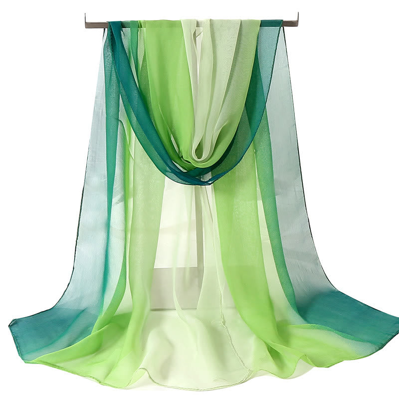 Women's Soft Solid Color Summer Sunscreen Thin Scarf - #21 MediumSeaGreen - image 24