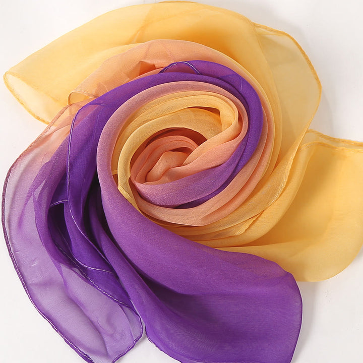 Women's Soft Solid Color Summer Sunscreen Thin Scarf - image 23