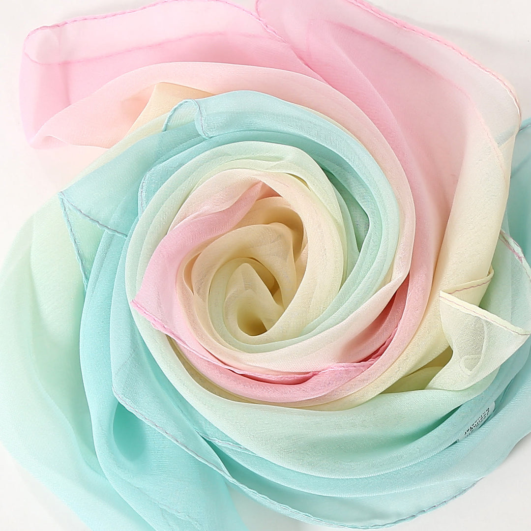 Women's Soft Solid Color Summer Sunscreen Thin Scarf - image 27