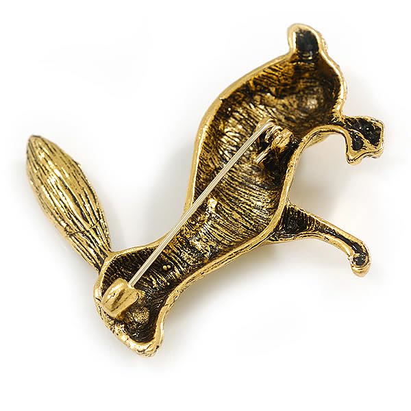 Baroque Angel Rabbit Brooch Gold Shirt Accessories - image 7