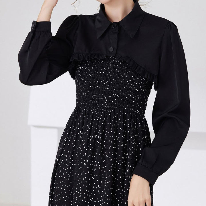 Short Capelet For Sunscreen Detachable Half Shirt Blouse - image 4