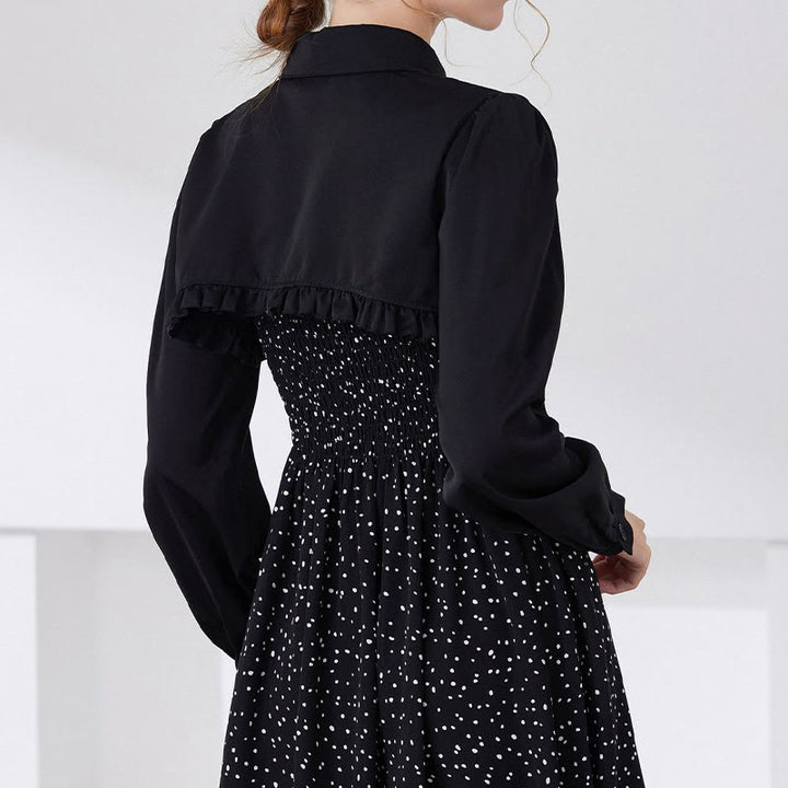 Short Capelet For Sunscreen Detachable Half Shirt Blouse - image 5