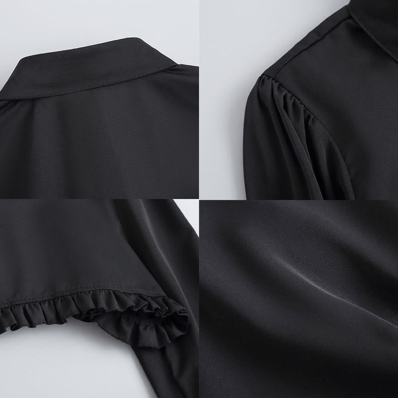 Short Capelet For Sunscreen Detachable Half Shirt Blouse - image 6