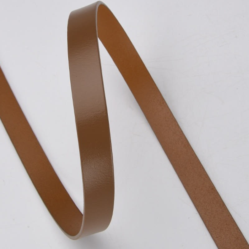 Classical Solid Color Knot Belt Decorative Leather Belt