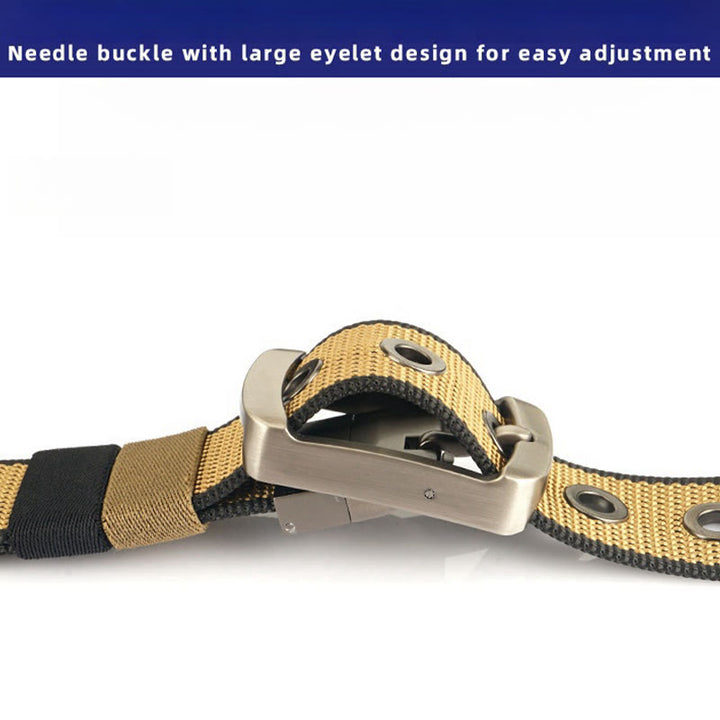 Men's Rotatable Alloy Buckle Belt Reversible Military Belt - image 3
