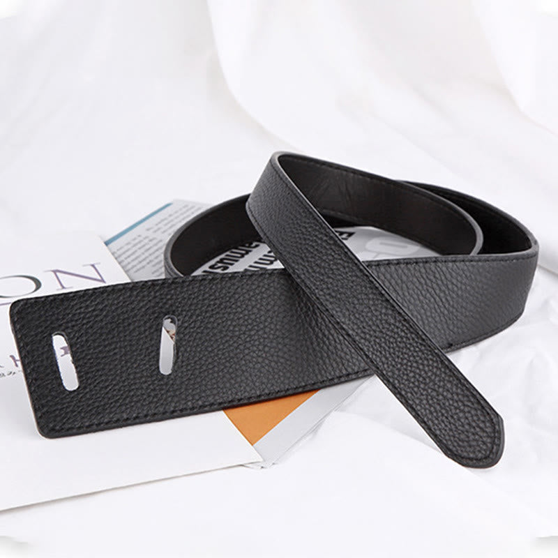 Solid Color Knot Belt Women's Dress Leather Belt - image 8