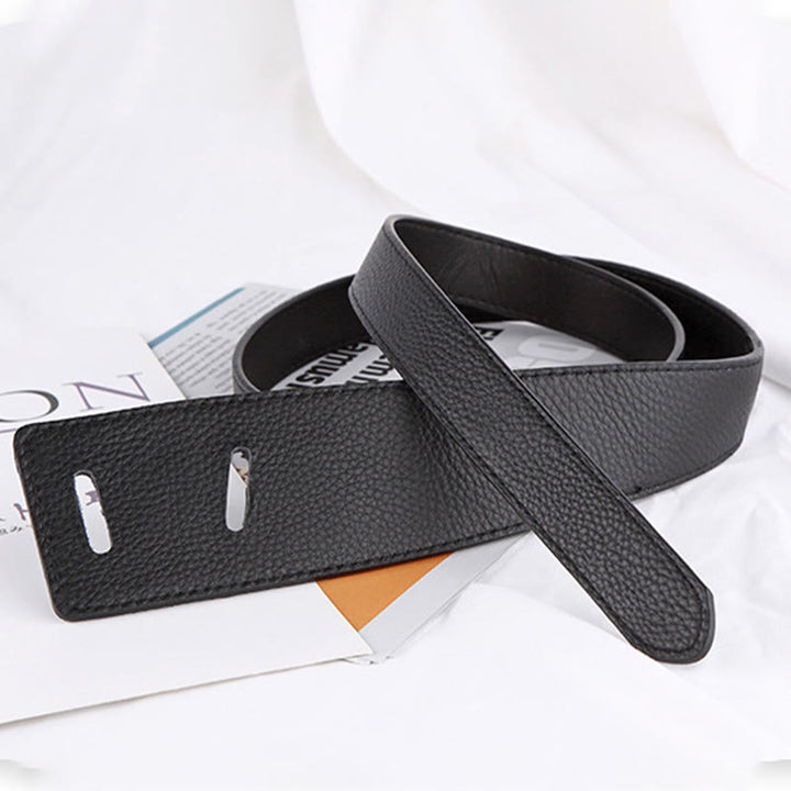Solid Color Knot Belt Women's Dress Leather Belt - image 8