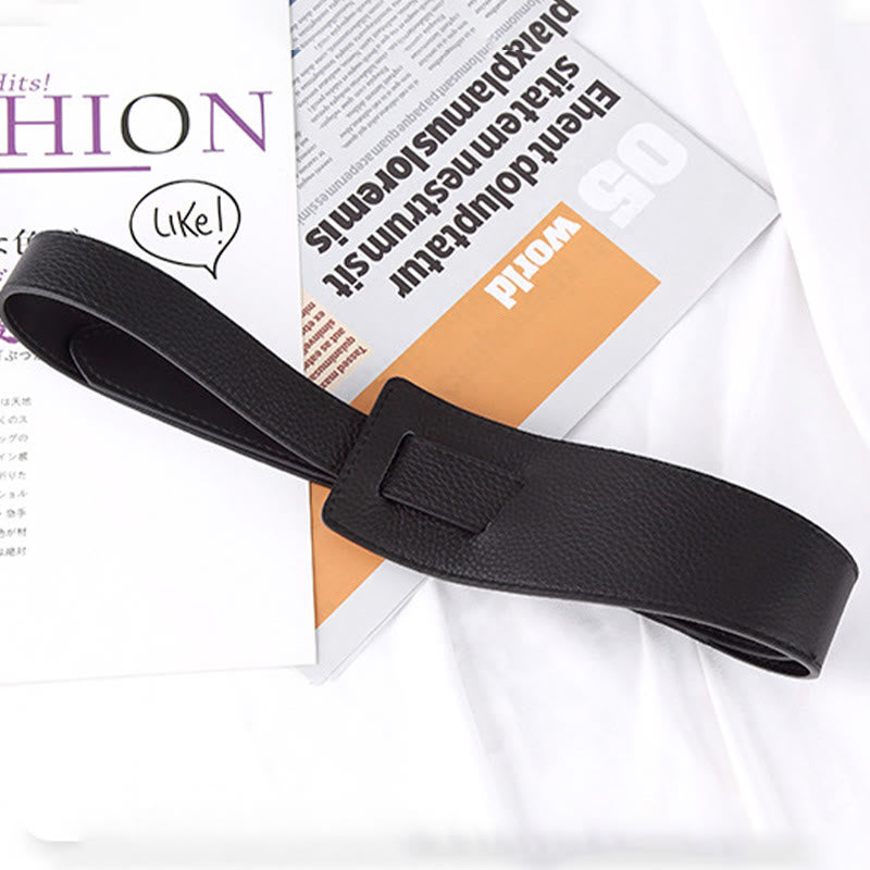 Solid Color Knot Belt Women's Dress Leather Belt - image 7
